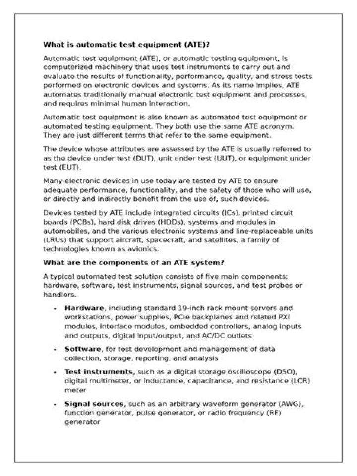 Automatic Test Equipment PDF: Comprehensive Guide for Engineers