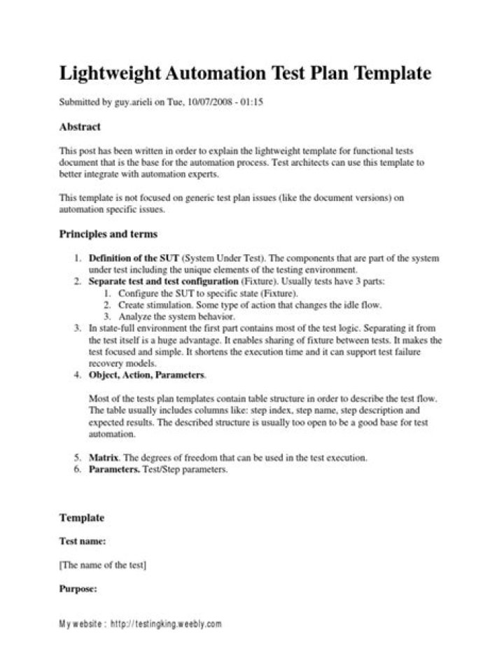 Automation Test Plan PDF: Comprehensive Guide for Flawless Testing