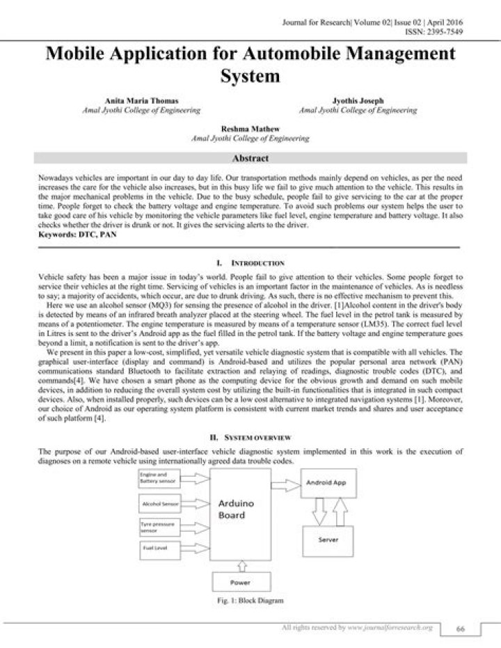 Automobile Management System PDF: Streamline Vehicle Operations