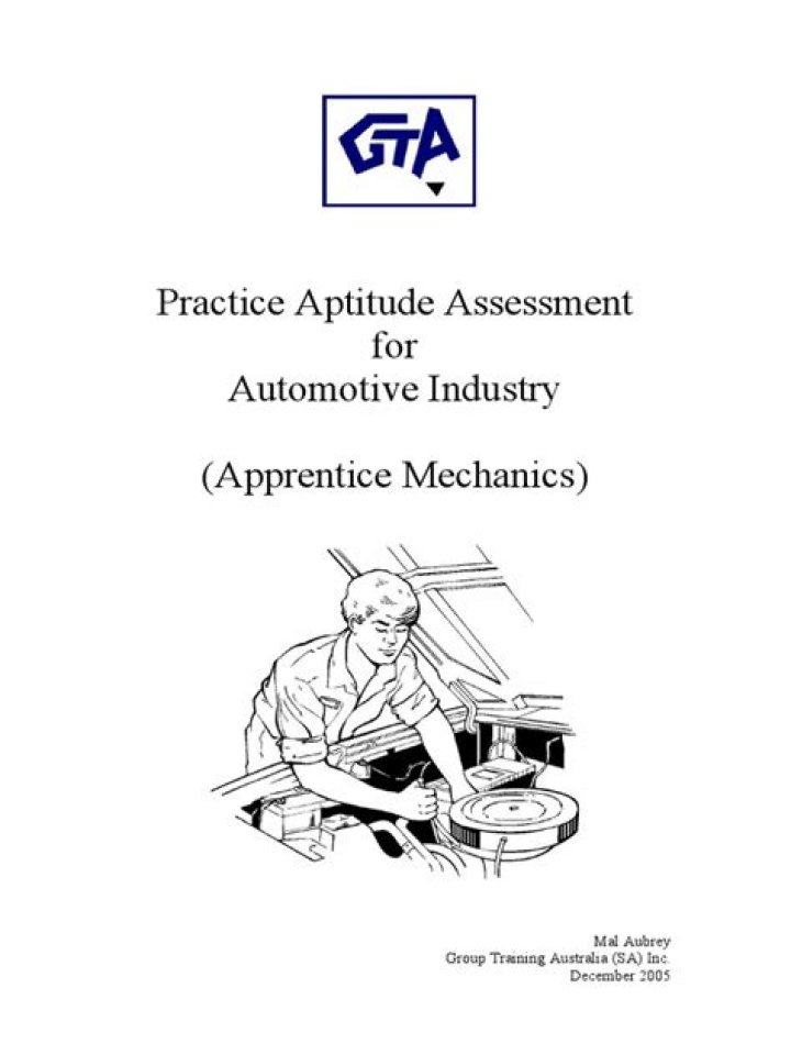 Download Automotive Aptitude Test PDF for Passing Success