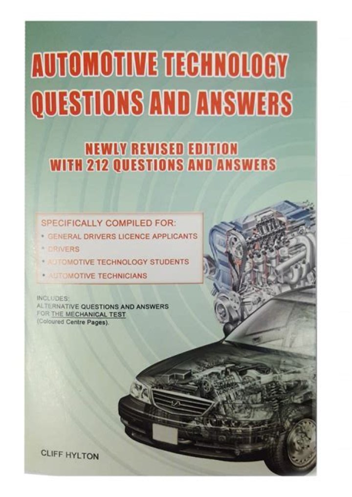 Automotive Technology Questions and Answers PDF: Expert Answers for Enthusiasts