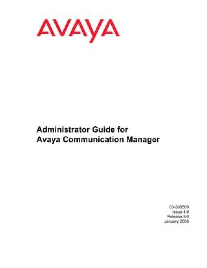 Avaya Communication Manager 6.0 PDF Guide: Full Installation & Management Tips