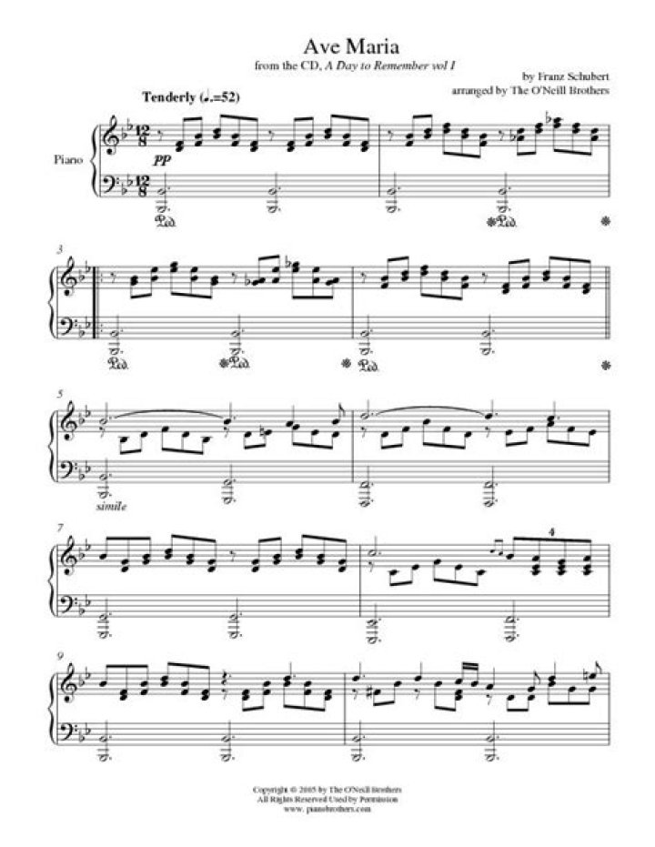 Free Ave Maria Schubert Sheet Music PDF – Download Instantly