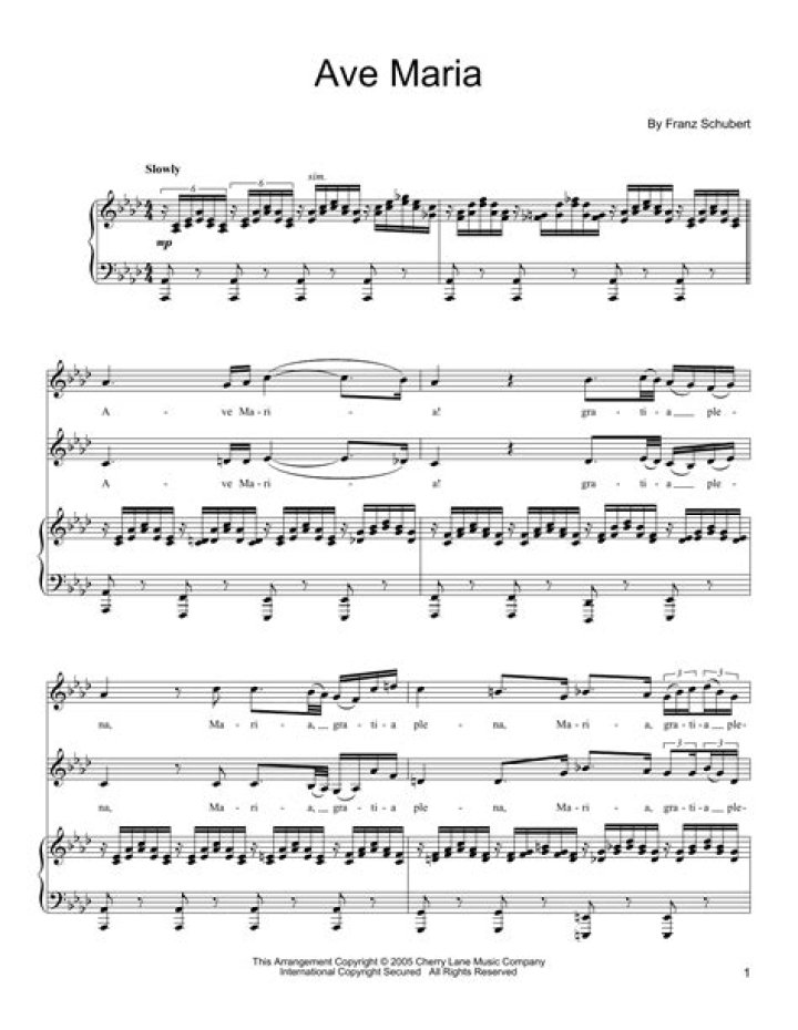 Free Ave Maria Schubert Sheet Music PDF – Instant Download