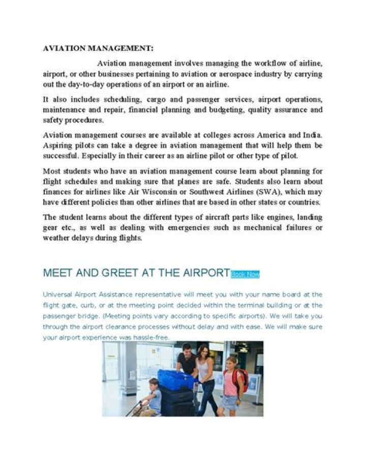 Aviation Management Notes PDF: Essential Guidelines for Operational Excellence