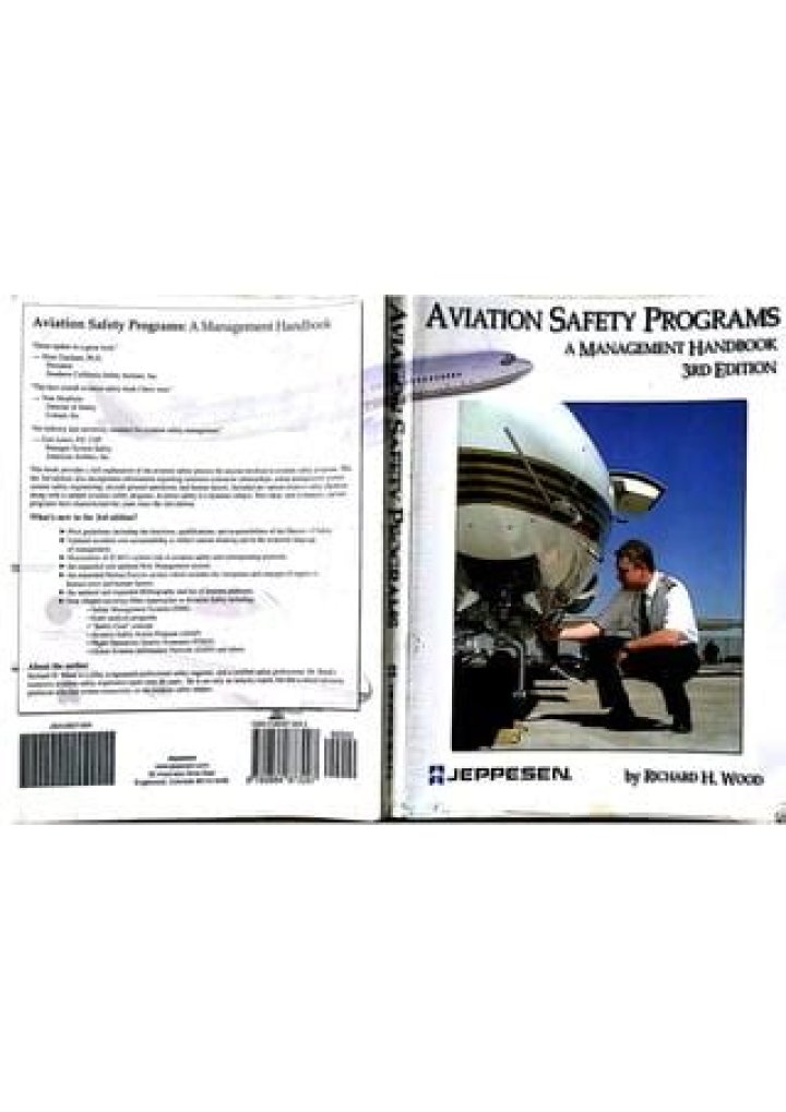 Aviation Safety Programs: A Management Handbook 3rd Edition PDF Guide