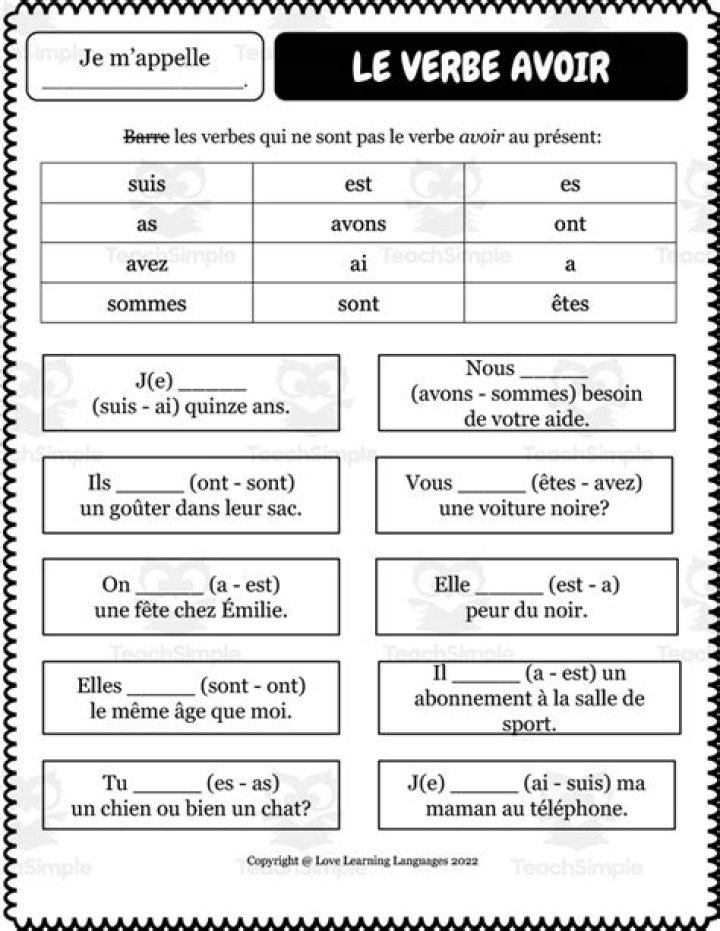 Haben Sie das Haben-Worksheet PDF? Kostenlose Arbeitsblätter zum Herunterladen
