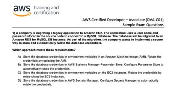 AWS Developer Associate Exam Prep: Questions & Answers PDF