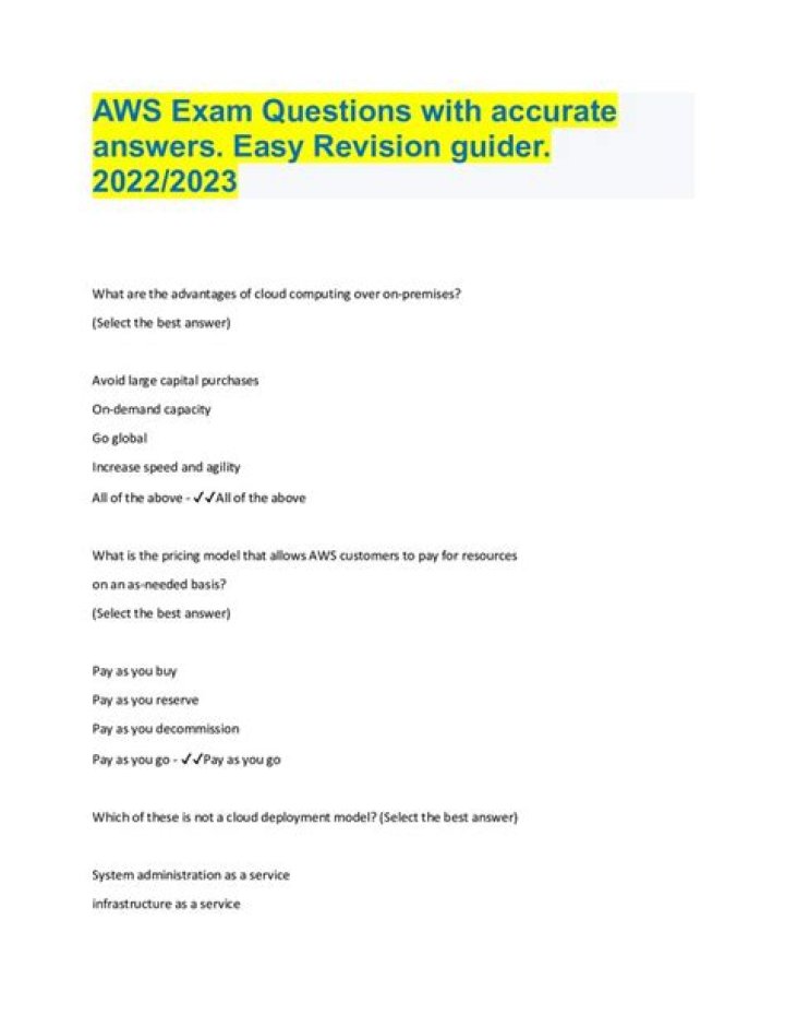 AWS Exam Questions PDF – Master AWS Certification with Practice Tests