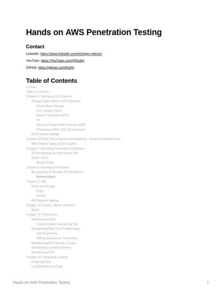 AWS Penetration Testing PDF: Comprehensive Security Assessment Guide