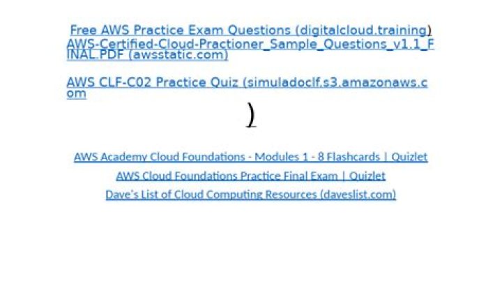 AWS Practice Exam Questions PDF for Instant Exam Prep