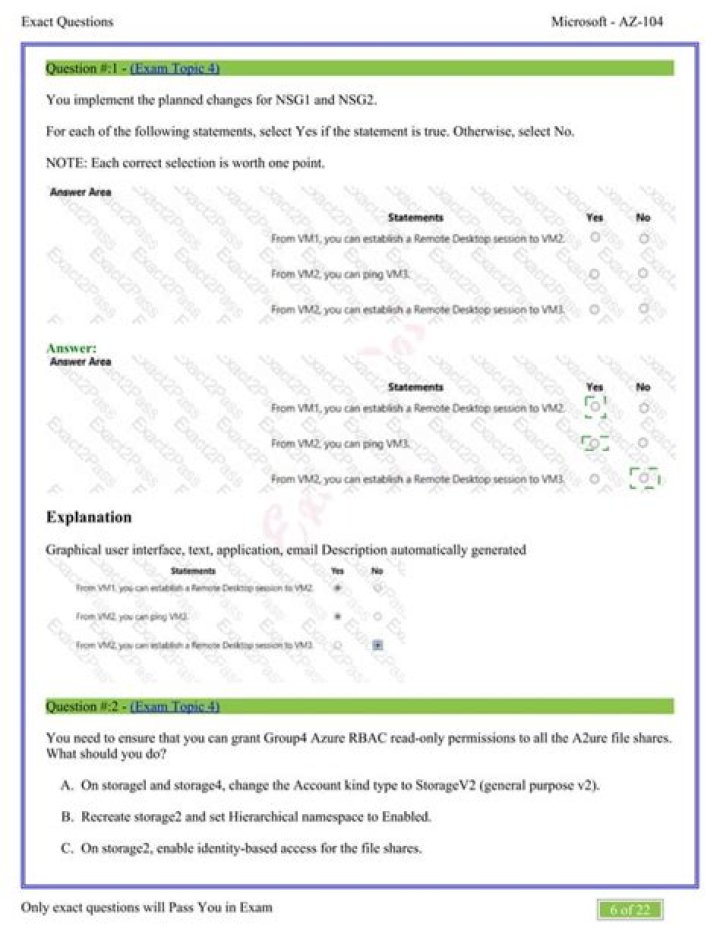 Complete AZ 104 Exam Questions & Answers PDF – Instant Download