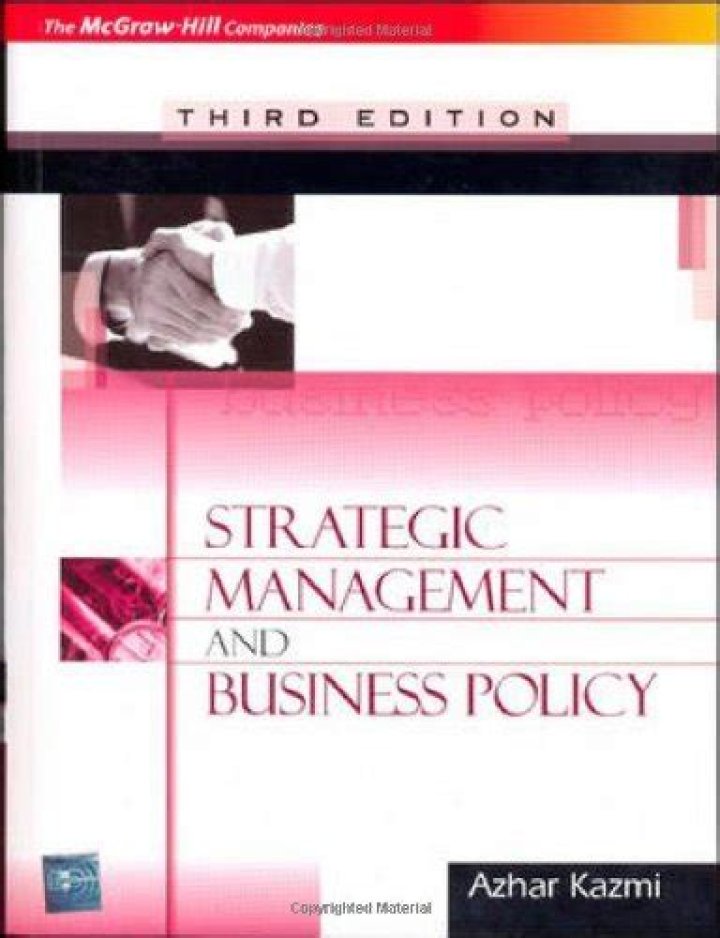 Azhar Kazmi 2002: Business Policy & Strategic Management PDF Guide