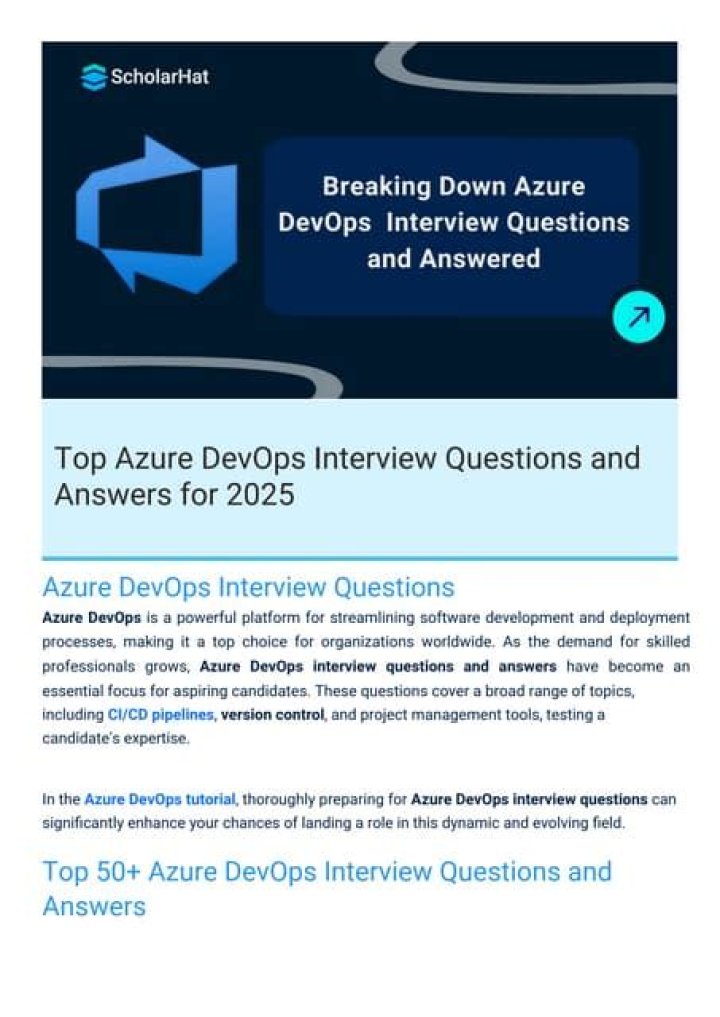 Azure DevOps Questions & Answers PDF: Master Certification Readiness