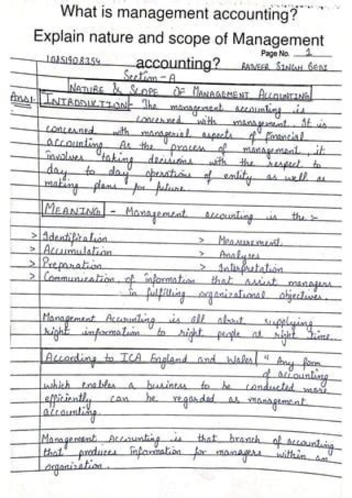 B Com 5th Sem Management Accounting PDF: Essential Study Guide & Key Concepts