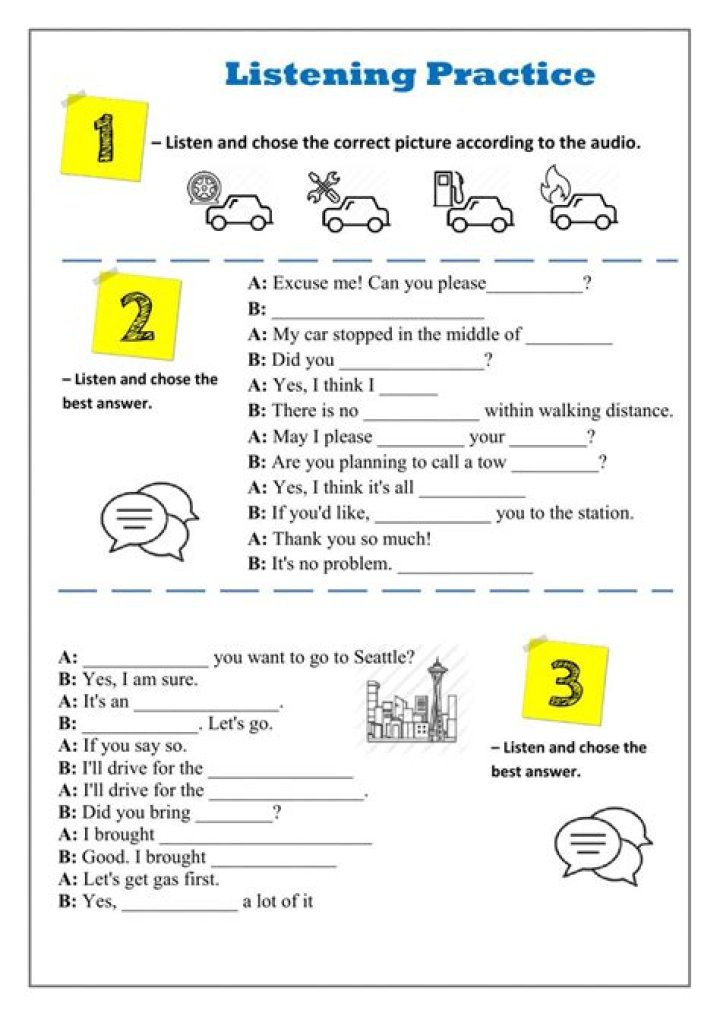 B1 English Listening Test PDF with Answers - Download Now