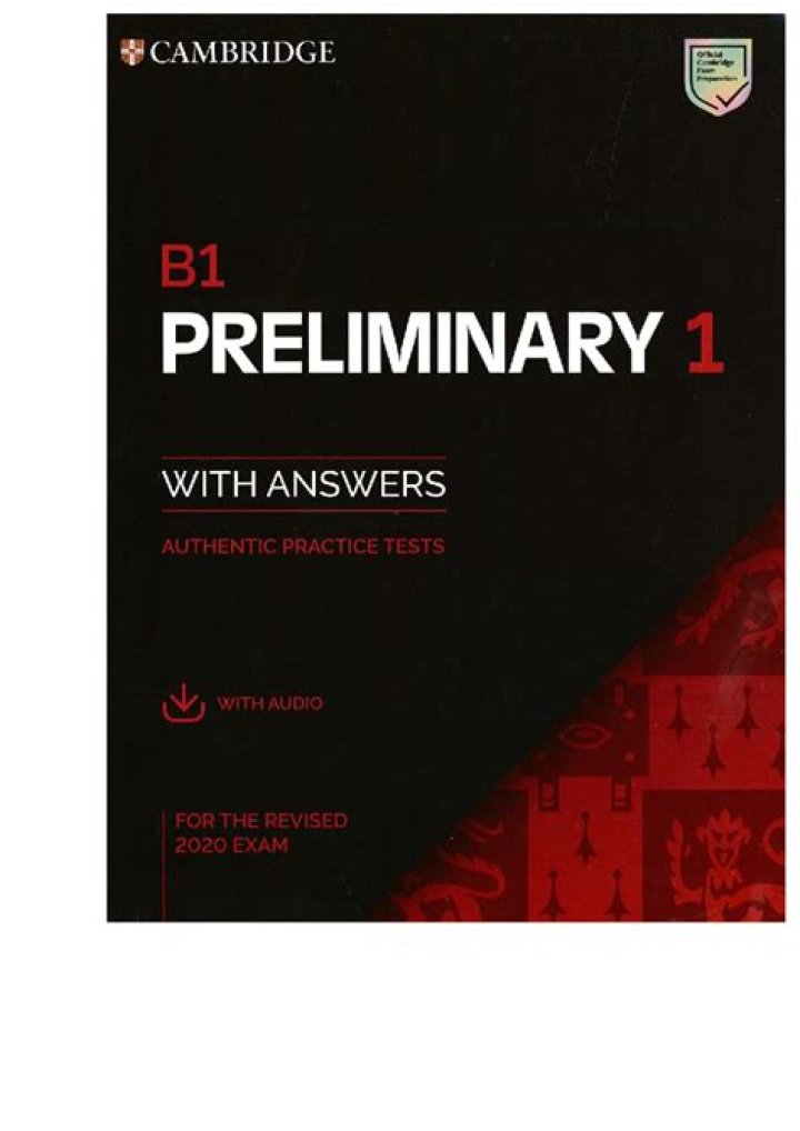B1 Exam Practice PDF with Answers for Instant Success