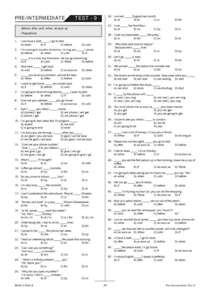 B2 English Grammar Test PDF: Download Free Practice Test