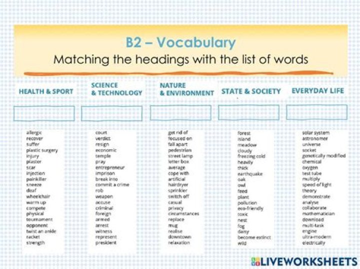 B2 Level English Vocabulary List PDF – Master Business & Academic Words