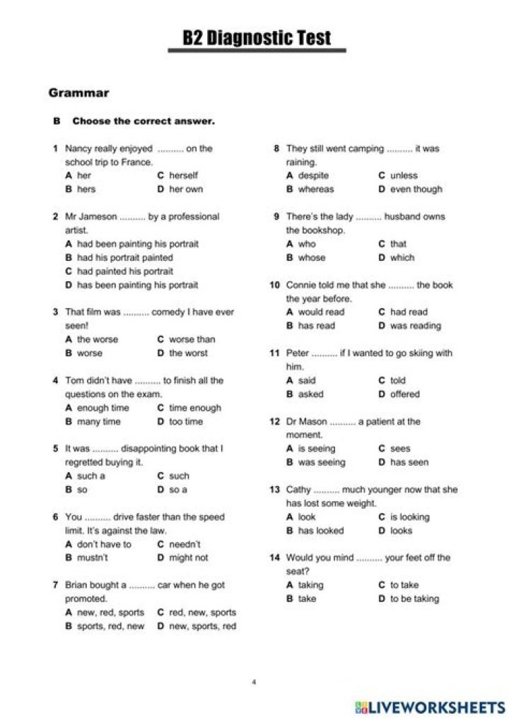B2 Simulation Test PDF: Accurate Results & Expert Guidance