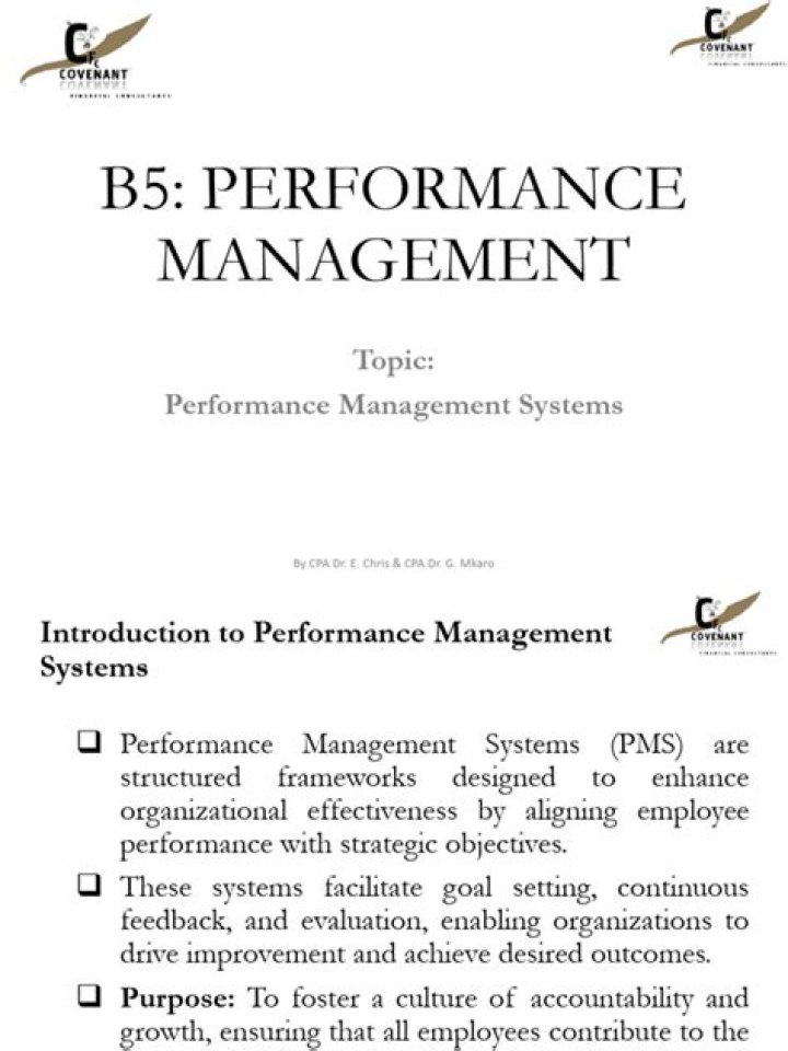 B5 Performance Management PDF: Master Your Results