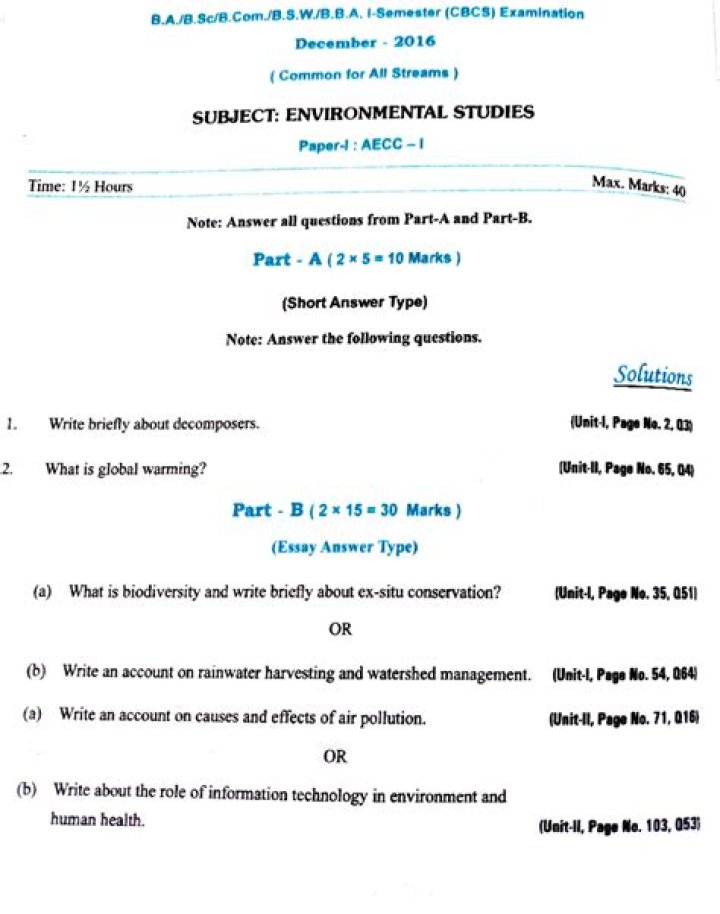 BA LLB 1st Sem Question Papers PDF – Download Complete Solved Papers