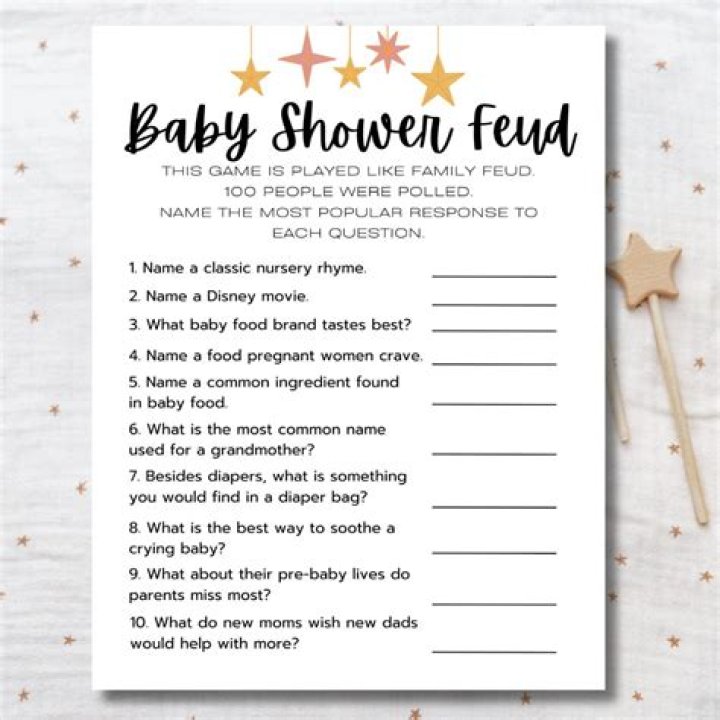 Free Baby Shower Family Feud Questions & Answers PDF – Download Now