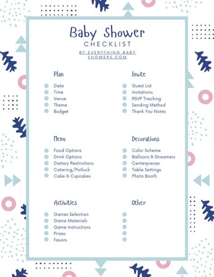 Baby Shower Planning Checklist PDF – Complete Step-by-Step Guide