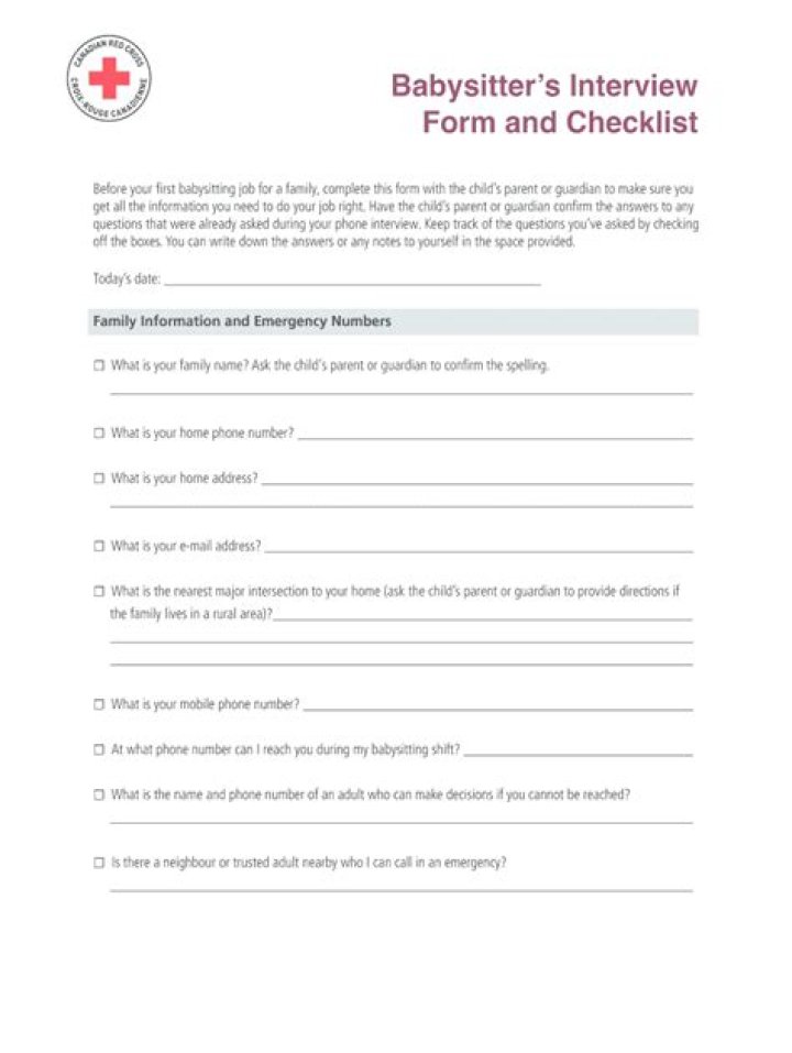 Essential Babysitter Interview Questions PDF: Get Ready to Hire