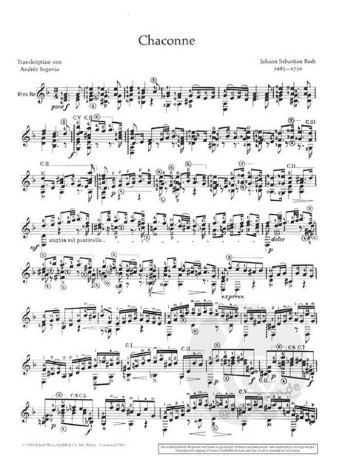 Download Free Bach Busoni Chaconne Sheet Music PDF Now