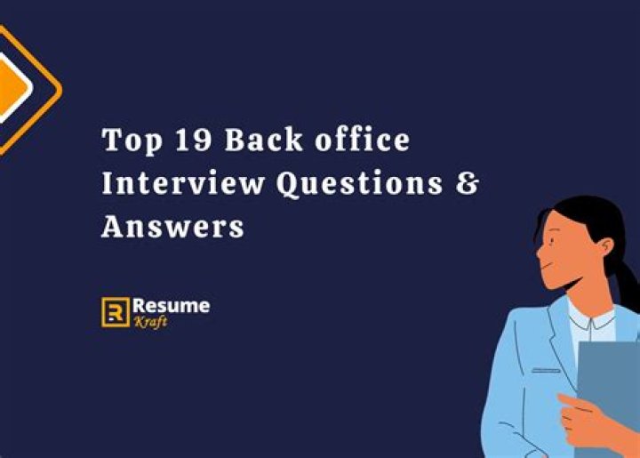 Back Office Interview Questions & Answers PDF Guide