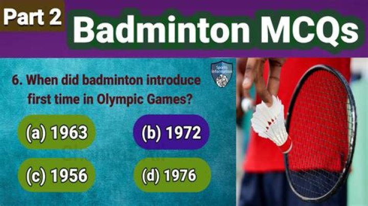 Badminton Quiz Questions & Answers PDF for Players