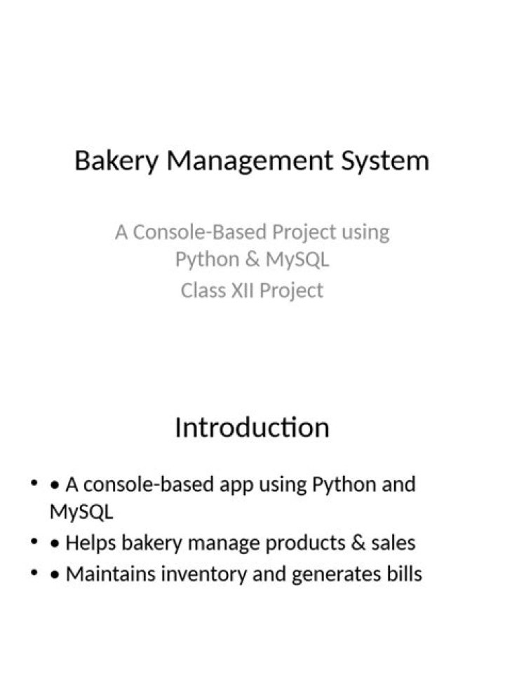 Bakery Management System PDF: Streamline Operations & Boost Efficiency