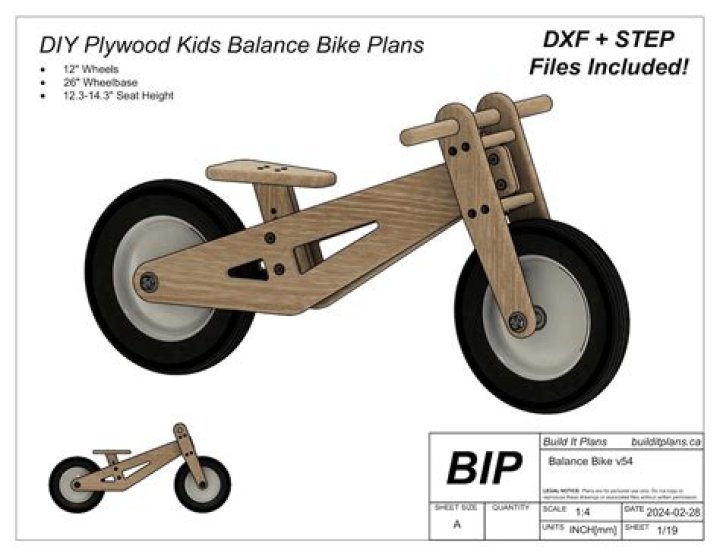 Easy Balance Bike Plans PDF for Kids – Perfect Training Guide