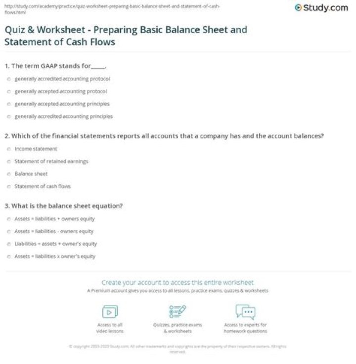 Balance Sheet Practice Questions with Solutions PDF: Expert Study Guide