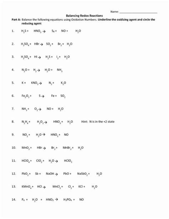 Master Balancing Redox Reactions: Expert Questions & Answers PDF