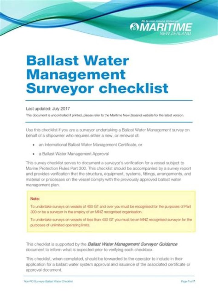 Ballast Water Management 2017 PDF: Compliance & Best Practices