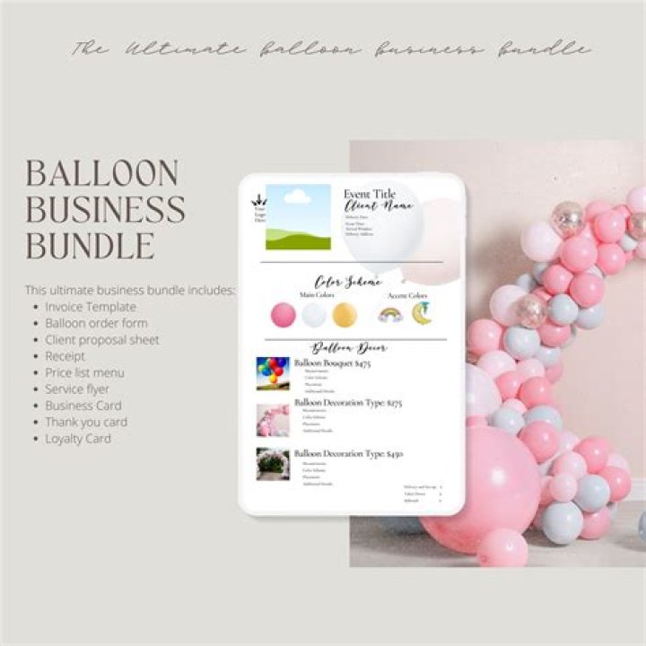 Launch Your Balloon Business: Step-by-Step Plan PDF