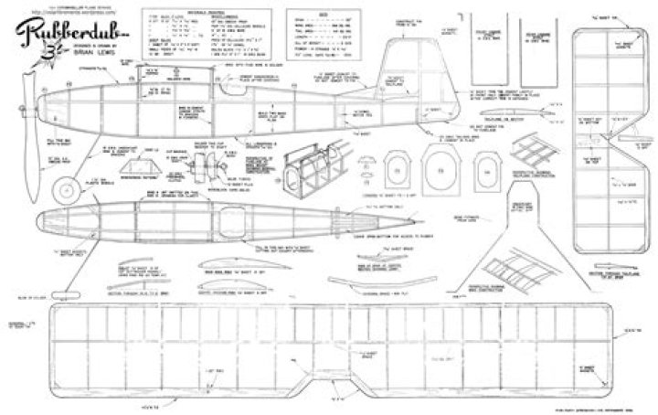 Build Your Own Balsa Wood Airplane with Easy PDF Plans