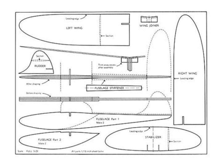 Free Balsa Wood Glider Plans PDF for Easy DIY Construction