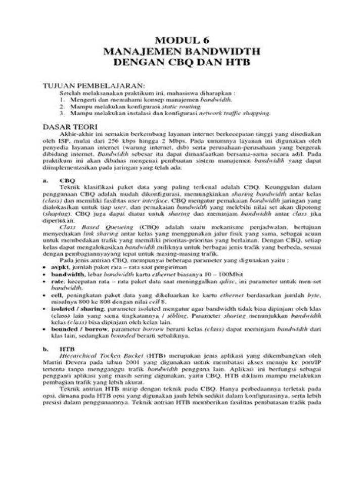 Bandwidth Management PDF: Optimize Network Performance