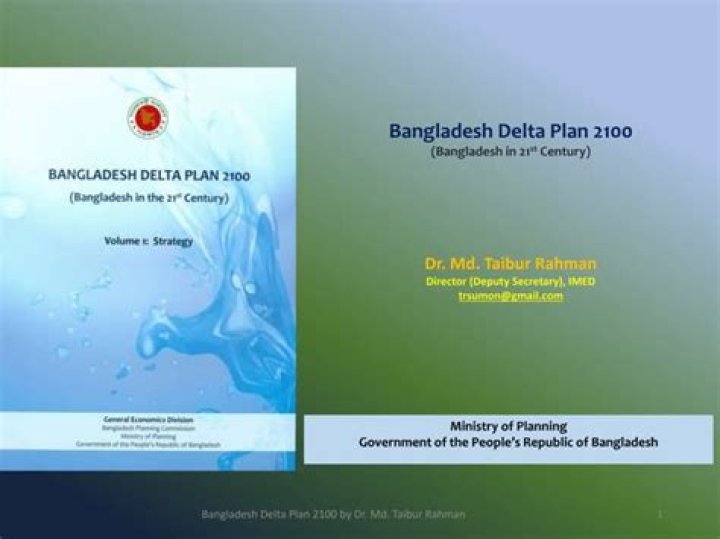 Bangladesh Delta Plan 2100: Comprehensive PDF for Sustainable Future