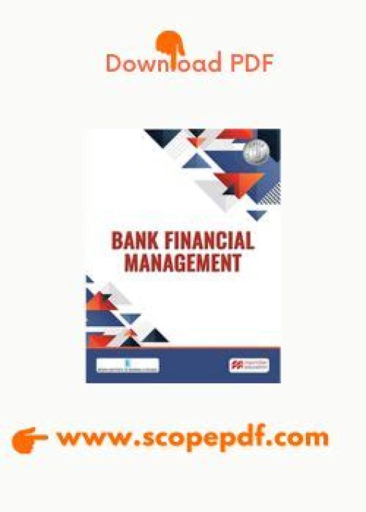 Master Bank Financial Management: Essential Book PDF for Professionals