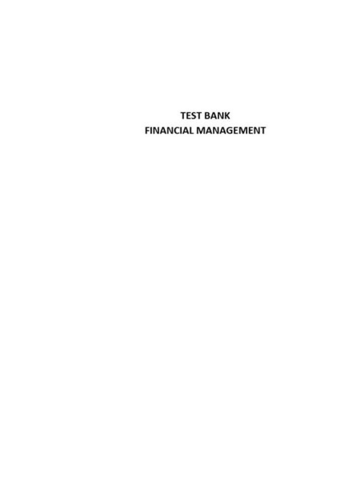 Master Bank Financial Management with Expert PDF Guide