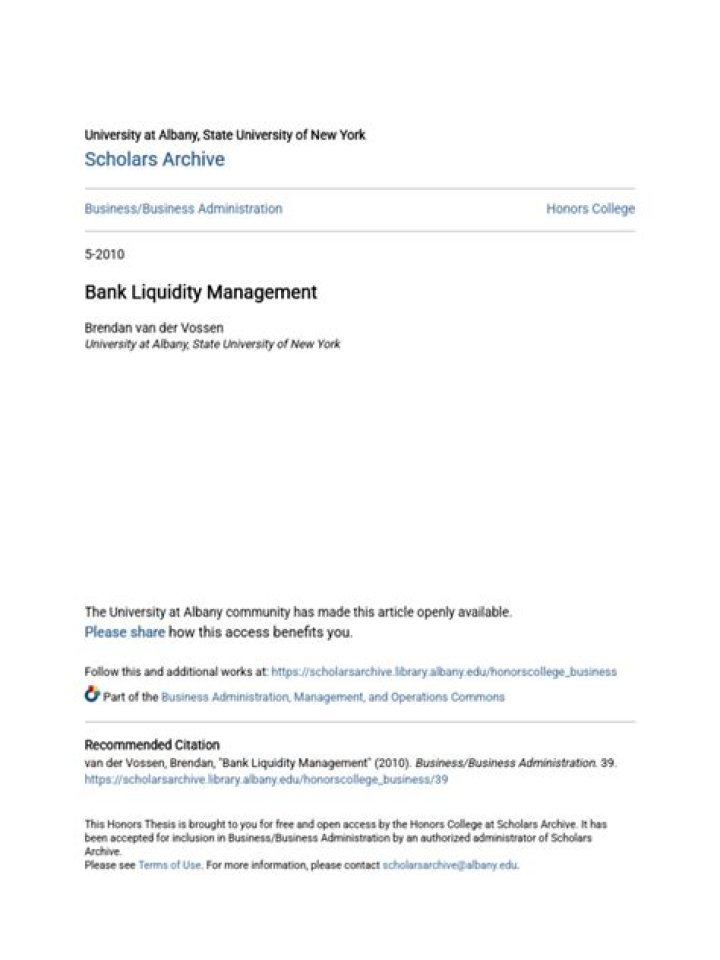 Mastering Bank Liquidity Management: Essential PDF Guide