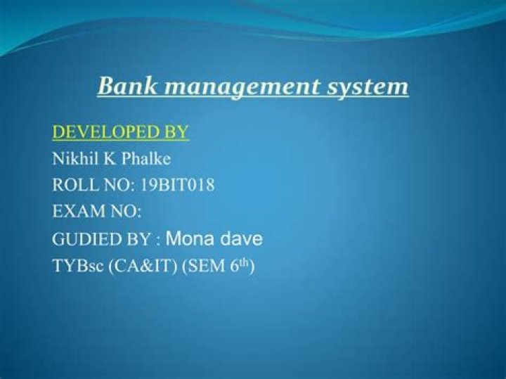 Bank Management System Project Documentation PDF: Complete Guide