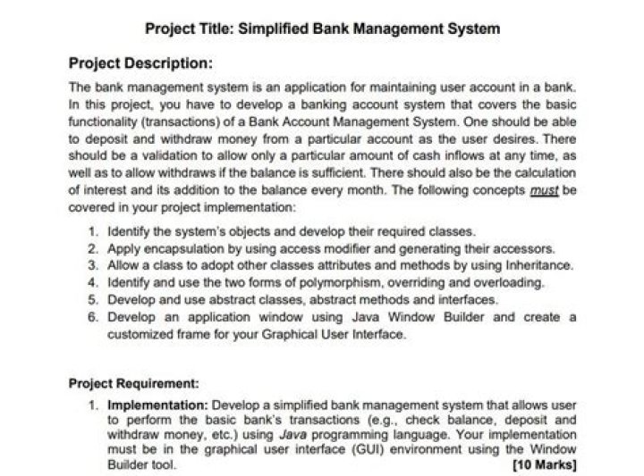 Bank Management System Project in C PDF – Download Complete Source Code
