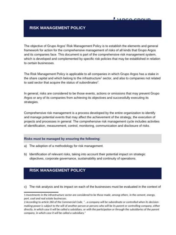 Bank of America Enterprise Risk Management Policy PDF: Comprehensive Guide