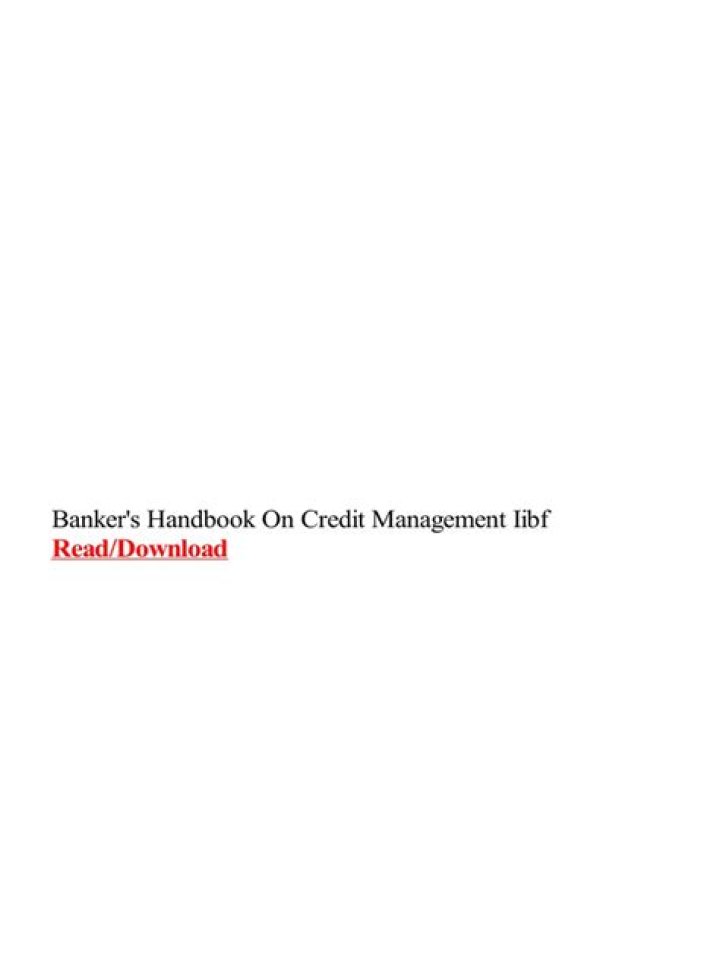 Bankers Handbook on Credit Management IIBF PDF – Expert Guide