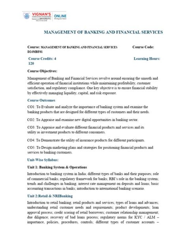 Mastering Banking and Financial Management: A Complete PDF Guide